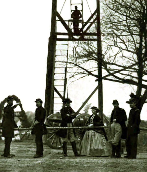 General Morell's Lookout, facing towards the Confederate Lines - 1861